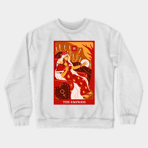 The Empress - Tarot Crewneck Sweatshirt by Epictetus